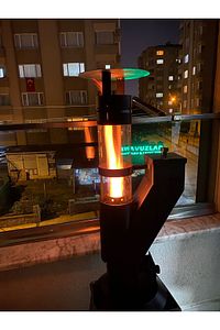 Ironshop Mini Pelet Soba (BALKON-KAMP SOBASI) ürün fotoğrafı