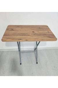 Mutfak Masası Kalın Profil 60x90 cm Balkon Masası Katlanır Kırma Antik ürün fotoğrafı