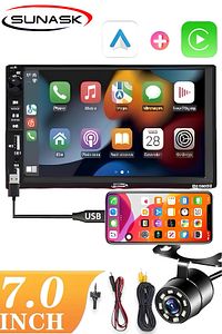 Sn-9900bt Carplay Li Ekranlı Oto Teyp 7 Inç Double Teyp Park Kamerası Bluetooth Mp5 Mp3 Çift Usb ürün fotoğrafı