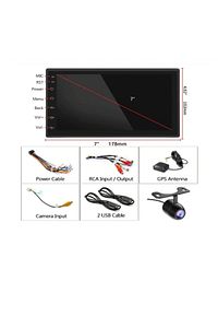 Kl-8238 2/32gb 7" Android Carplayli Multimedia Ince Kasa Double Teyp Uyumlu ürün fotoğrafı