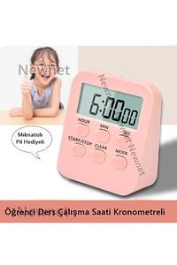 Alarmlı Dijital Öğrenci Sınav Kronometresi Geri Sayım Cihazı Saat - 2 Kademeli Kronometre ürün fotoğrafı
