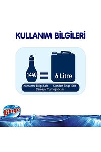 Soft Konsantre Çamaşır Yumuşatıcısı Sensitive 1440 ml X 4 Adet ürün fotoğrafı