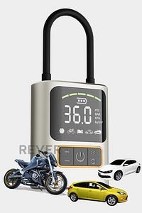3600 Mah Oto Araç Hava Kompresörü Şarjlı Araç Lastik Pompası / Motosiklet / Scooter / Bisiklet ürün fotoğrafı