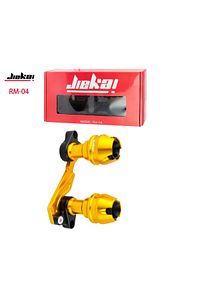 *GOLD* Motosiklet Egzoz Koruma Takozu Darbeye Dayanıklı Spor takoz SCOOTER Motor Uyumlu ürün fotoğrafı