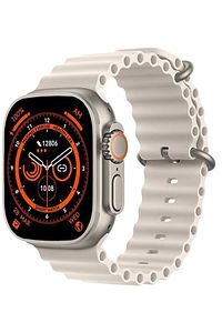 Gs8 Watch 8 Ultra 49mm Uyumlu Gerçek Kordon Kilitlemeli Akıllı Saat Çift Kordonlu ürün fotoğrafı