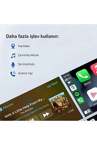 Yeni Tasarım Mini Kablosuz Carplay Usb ve Type-c Uyumlu Araç Multimedya Adaptörü ürün fotoğrafı