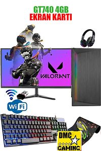 N95x (GTA 5) I5 2400,8gb Ram,256gb Ssd,4gb Gt740,19''monitör Oyuncu Masaüstü Bilgisayarı ürün fotoğrafı