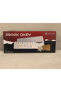Okey Takımı Plastik Midi Boy Piknik Okey ürün fotoğrafı