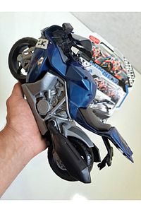 Motor Motosiklet Motorbisiklet Motorsiklet Erkek Oyuncak Yarış Motor 28 X 18 Cm Detaylı Kırılmaz ürün fotoğrafı