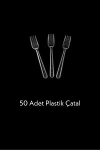 3 Gözlü Köpük Tabak - Plastik Çatal,kaşık - Karton Bardak Eko Set(50li Set) ürün fotoğrafı