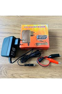 12 Volt Aküler Için Şarj Cihazı Akülü Araba Uyumlu Akü Şarj Cihazı 1 Amper Carx8 ürün fotoğrafı