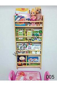 Montessori kitaplık Montessori çocuk odası kitaplığı ahşap doğal kitaplık ahşap kitaplık ürün fotoğrafı