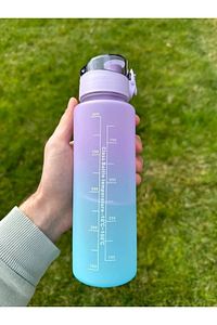 Motivasyonel Su Matarası Su Şişesi Suluk 900 Ml Tritan Spor Salonu Su Şişesi Bpa Içermez Suluk ürün fotoğrafı