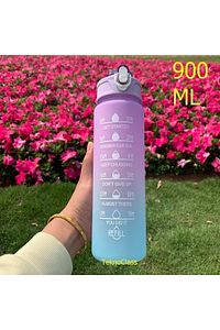 Motivasyonel Su Matarası Su Şişesi Suluk 900 Ml Tritan Spor Salonu Su Şişesi Bpa Içermez Suluk ürün fotoğrafı