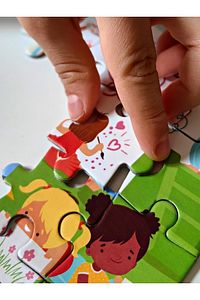 Sanat Sınıfı Çocuk Mini Puzzle | 40 Parça 4 Yaş ürün fotoğrafı