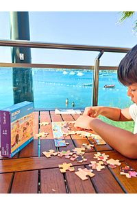 Çocuklar Kumsalda Mini Puzzle | 40 Parça 3-7 Yaş ürün fotoğrafı
