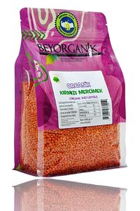 ORGANİK Kırmızı Mercimek 1kg (PESTİSİT ve AFLATOKSİN ANALİZLİ) ürün fotoğrafı