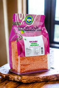 ORGANİK Kırmızı Mercimek 1kg (PESTİSİT ve AFLATOKSİN ANALİZLİ) ürün fotoğrafı