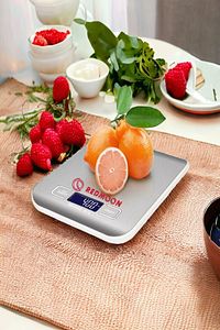Lüx Mutfak Terazisi Dijital 5 Kg Paslanmaz Çelik Mutfak Tartısı Pil Hediyeli ürün fotoğrafı