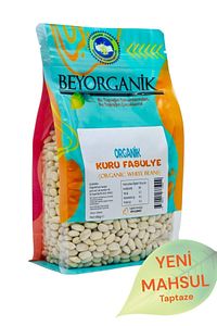 Organik Kuru Fasulye 500gr (PESTİSİT VE AFLATOKSİN ANALİZLİ) ürün fotoğrafı