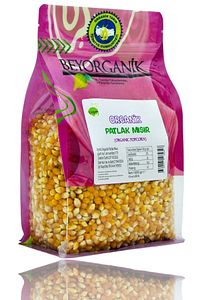 ORGANİK Patlak Mısır 1kg (PESTİSİT ve AFLATOKSİN ANALİZLİ) ürün fotoğrafı