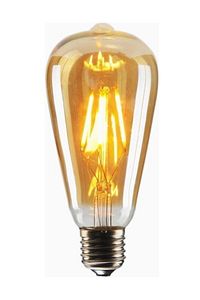 Armut Tipi Ampül Flemanlı Tasarruflu St64 Led Rustik Dekoratif Ampul Vintage Aydınlatma ürün fotoğrafı