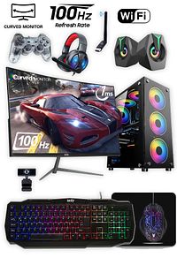 K303 I7-860 16gb 256gb Ssd Gt 740 4gb 24" Oyuncu Masaüstü Bilgisayarı ürün fotoğrafı