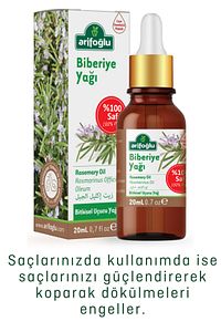 Biberiye Yağı 20ml %100 Saf Ve Doğal Rosemary Oil ürün fotoğrafı