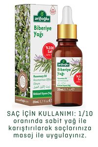 Biberiye Yağı 20ml %100 Saf Ve Doğal Rosemary Oil ürün fotoğrafı