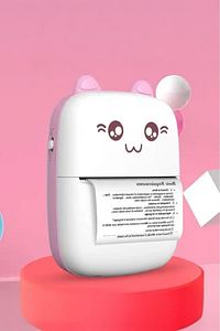 C9 Pembe Mini Yazıcı Mini Taşınabilir Termal Yazıcı Kablosuz Bağlantı Ap Kontrol ürün fotoğrafı