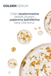 Altın Serum - 24 Ayar - Yaşlanma Karşıtı (24K ALTIN YAPRAKLI SERUM) - 30 ml ürün fotoğrafı