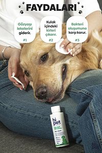 Köpek Göz Çevresi/ Gözyaşı Lekesi Temizleme/ Kulak Temizleme Solüsyonu 120 ml ürün fotoğrafı