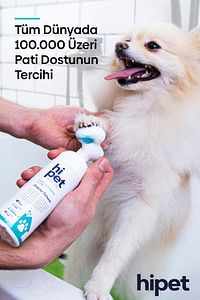 Köpek Pati Temizleme Köpüğü ürün fotoğrafı