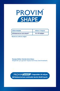 Provim Shape Probiyotik 30 Kapsül ürün fotoğrafı