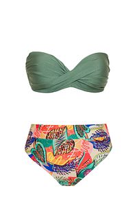 Dönmeli Yüksek Bel Bikini Takım ürün fotoğrafı