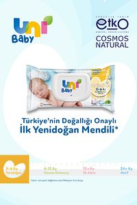 Yenidoğan Islak Pamuk Mendil 12x40 (480 YAPRAK) ürün fotoğrafı