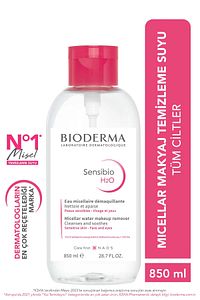 Sensibio H2O Micellar Makyaj Temizleme Suyu Büyük Boy Hassas ve Normal Ciltler 850 ml ürün fotoğrafı