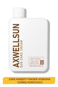 SPF 50+ Leke Karşıtı Güneş Kremi 125ml | Nemlendirici & Yüksek Koruma | Beyazlık Bırakmaz ürün fotoğrafı
