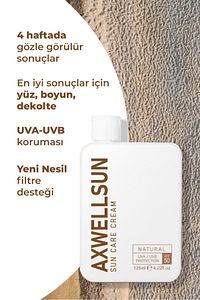 SPF 50+ Leke Karşıtı Güneş Kremi 125ml | Nemlendirici & Yüksek Koruma | Beyazlık Bırakmaz ürün fotoğrafı