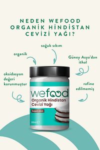 Organik Hindistan Cevizi Yağı 300 ml (Soğuk Sıkım) ürün fotoğrafı
