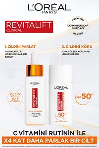 L'oréal Paris Revitalift Clinical Spf 50 Günlük Yüksek Uv Korumalı Yüz Güneş Kremi 50ml ürün fotoğrafı