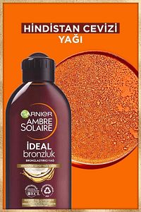 Ambre Solaire İdeal Bronzluk Bronzlaştırıcı Yağ 200 ml ürün fotoğrafı