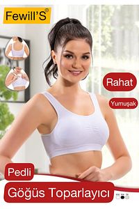 Toparlayıcı Sıkılaştırıcı Pedli Sütyen 3'lü (SİYAH-BEYAZ-TEN RENGİ) ürün fotoğrafı