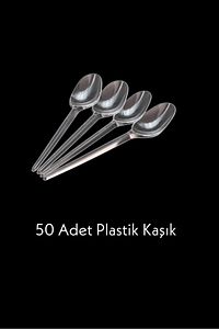 3 Gözlü Köpük Tabak - Plastik Çatal,kaşık - Karton Bardak Eko Set(50li Set) ürün fotoğrafı
