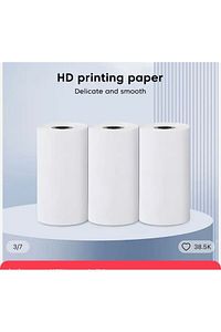 Yapışkansız Mini Yazıcı Kağıdı - Taşınabilir Ve 5'li Paket ürün fotoğrafı