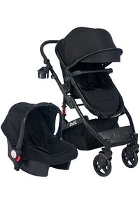 Truva 1713 Travel Sistem Bebek Arabası Full Black / Yeni Kasa ürün fotoğrafı