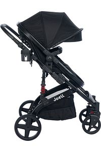 Truva 1712 Travel Sistem Bebek Arabası Full Black ürün fotoğrafı