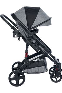 Truva 1713 Travel Sistem Bebek Arabası Siyah Gri ürün fotoğrafı