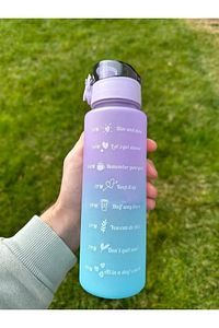 Motivasyonel Su Matarası Su Şişesi Suluk 900 Ml Tritan Spor Salonu Su Şişesi Bpa Içermez Suluk ürün fotoğrafı