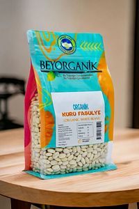 Organik Kuru Fasulye 500gr (PESTİSİT VE AFLATOKSİN ANALİZLİ) ürün fotoğrafı